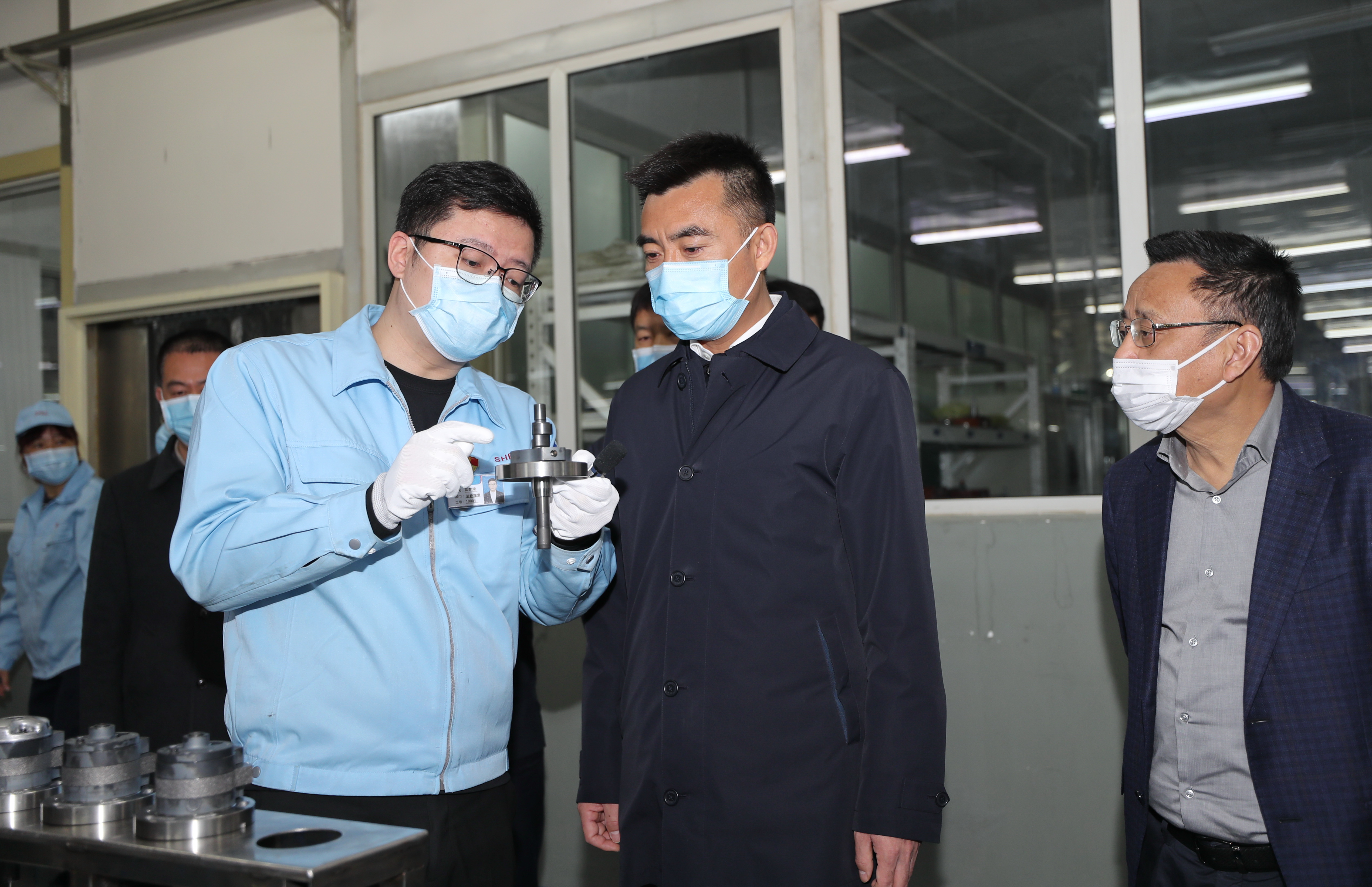 绵阳市委书记刘超一行调研绵阳hth手机app下载复工复产情况