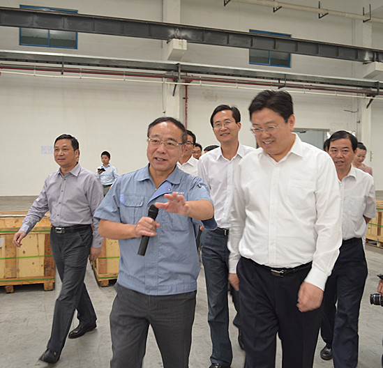 马鞍山市市长魏尧一行参观安徽hth手机app下载
