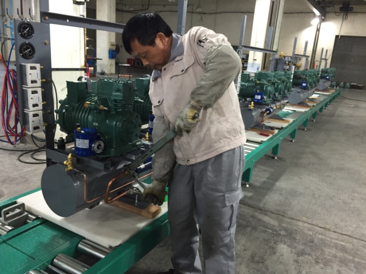 hth手机app下载中野新压缩机组生产线启用效率提高20%