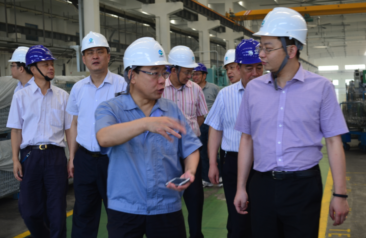 电气领导到安徽hth手机app下载进行上海市文明单位延伸调研