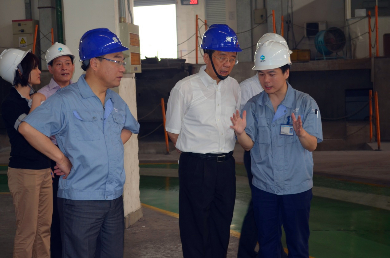 云顶国际版董事长沈建芳在安徽hth手机app下载检查指导工作