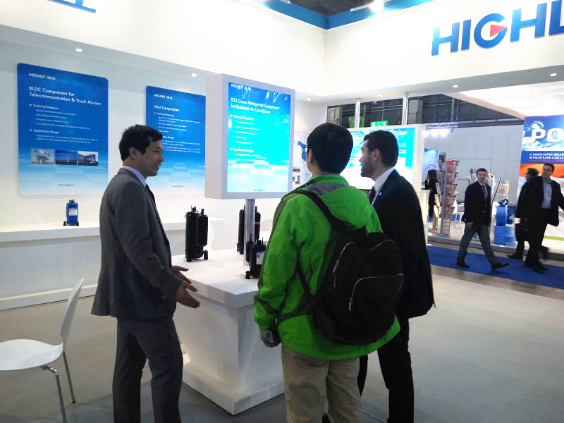 hth手机app下载发力欧洲转子式压缩机新领域：2016年米兰制冷展hth手机app下载展品解析