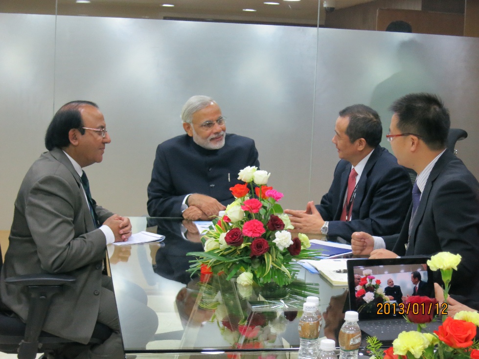 云顶国际版领导与印度古吉拉特邦议长MODI会面