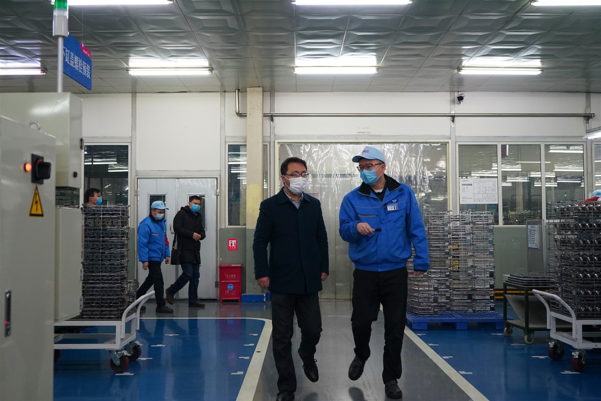 绵阳市经信局副局长陈曦一行赴绵阳hth手机app下载督导复工复产