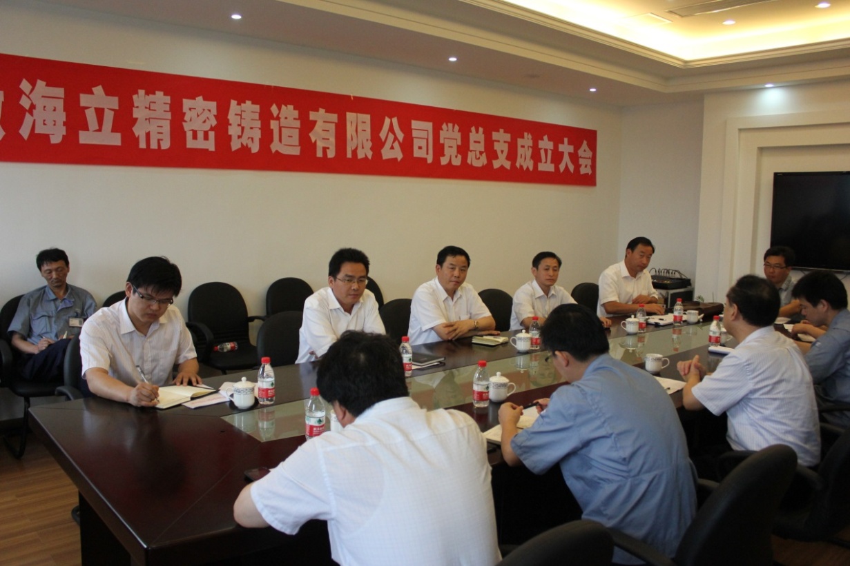 安徽hth手机app下载精密铸造有限公司党总支成立